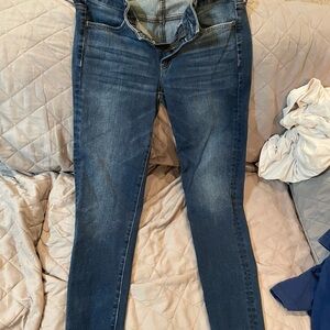 American Eagle Outfitters Dark Blue Skinny Jeans